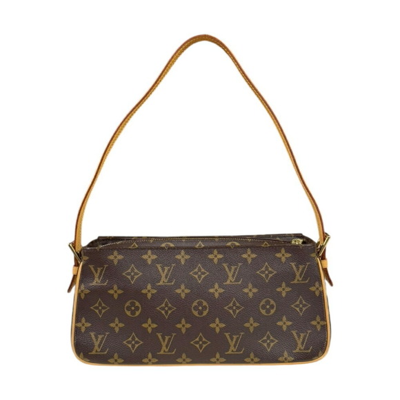 LOUIS VUITTON Authentic Brown Monogram Canvas Shoulder Bag - Picture 3 of 15
